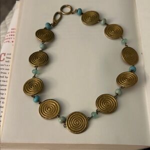 Vintage Ralph Lauren necklace turquoise colored beads